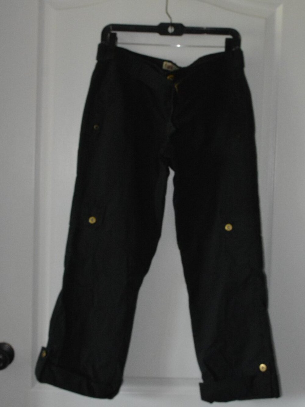 Vintage lei Black Cargo Pants Women's size 9